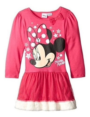 Bello Vestido Disney De Minnie Mouse Talla 24 Meses