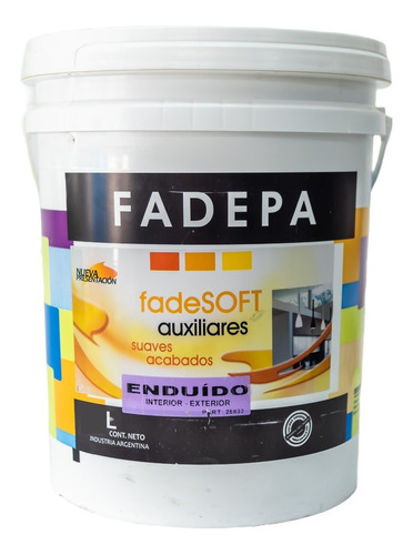 Enduido Plastico Interior Exterior 20 Litros Fadepa