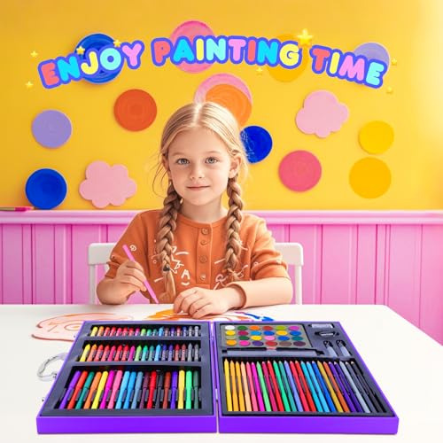 Kit De Dibujo Para Niños De 4 A 12 Años Unicornio