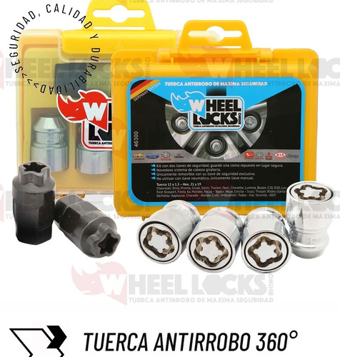 Tuerca De Seguridad Antirrobo Wheel Locks Rhino Hyundai Kona