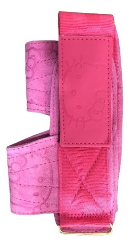 Muñequeras Strap Troquel Gym Distintos Modelos Unitalla Color Rosa Chicle