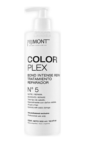 Tratamiento Color Plex Bond Reparador N 5 X 500 Ml Primont