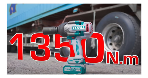 Llave De Impacto Inalámbrica 20v Brushless 1350 Nm + 3 Tubos