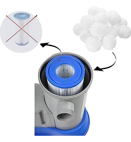Yuemoon - Bolas De Filtro De Piscina Para Filtros De Arena