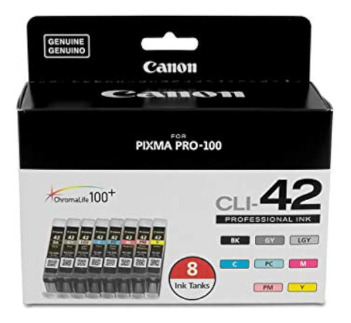 Canon Cli-42 Paquete De 8 Paquetes De Tinta, Paquete De 8