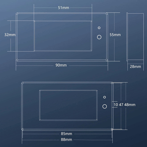 Medidor Potencia Corriente Voltaje Con Pantalla Digital Lcd