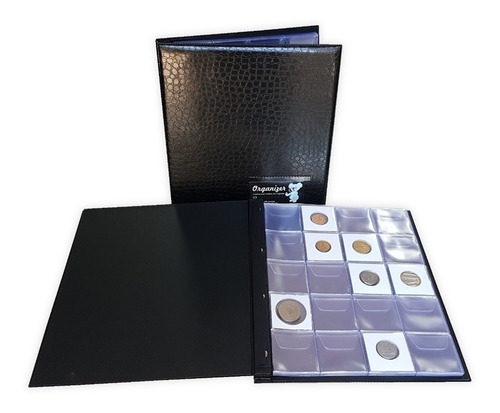 Pasta Álbum Para 200 Moedas - Comporta Coin Holder