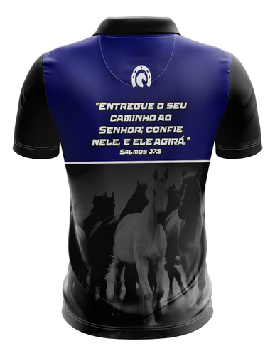 Camisa Vaquejada Cavalgada Gola Polo Personalizada Nome Logo