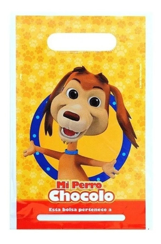 Mi Perro Chocolo 6 Bolsas Para Cotillón Cumpleaños Fiestas 