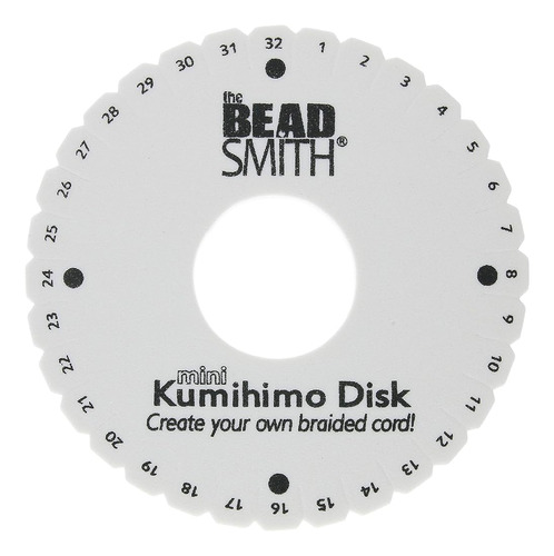 El Disco Kumihimo Redondo De Beadsmith, 4,5 Pulgadas De Diám
