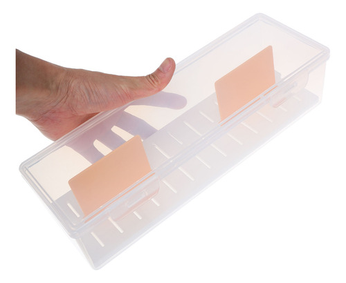 Caja Organizadora Transparente Con Separadores, Almacenamien