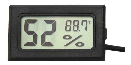 Imagen 5 de 6 de Termómetro Lcd Digital Higrómetro Sonda Temperatura Humedad