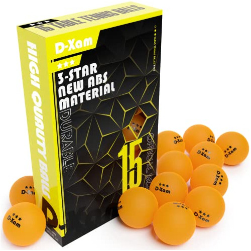 Pelotas De Ping Pong De 3 Estrellas Color Naranja (tama...