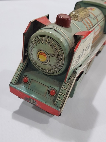 Imagen 8 de 9 de Antiguo Tren Vispa Halcon Hojalata Juguete Arg Mag 58086