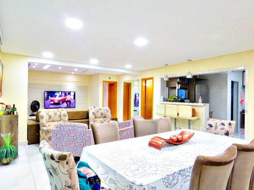 Imagem 4 de 27 de Apartamento Maravilhoso Rosa Ville - 150m²| 3 Suites | Varanda Gourmet | 3 Vagas