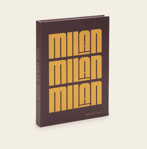 Livro Caixa Milan Em Canvas/mdf 33x25x3,5cm- Mart