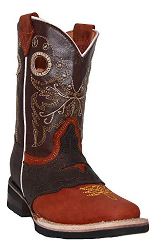 Boys Cowboy Boots Kids Western Square Toe  B086s26ycd_080424