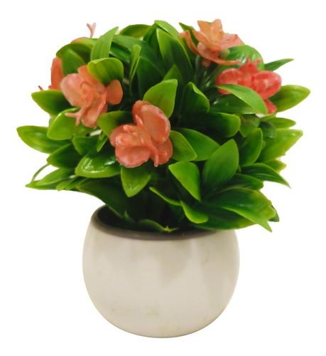 Planta Artificial Flor Con Maceta Colores M2 - Sheshu Home