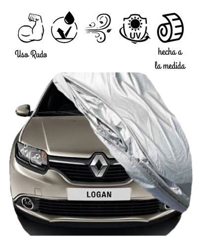 Lona / Lona / Cubre Auto Logan Renault Con Broche 2016