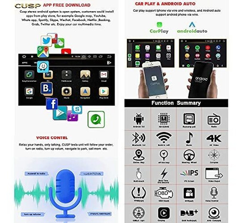 Radio Vehiculo Estereo Gps Navegacion Para Toyota Camry
