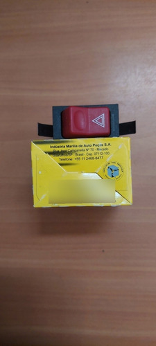 Imagen 5 de 5 de Botón De Luces De Emergencia Intermitentes Ford Cargo 12v