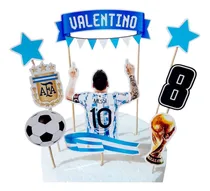 Comprar Adorno Para Torta Messi Futbol Cake Topper Azul Claro Adorno Para Torta Cake Topper