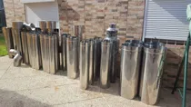 Comprar Hojalateria Caños Parrilleros Estufas Calefactores Kit Acero