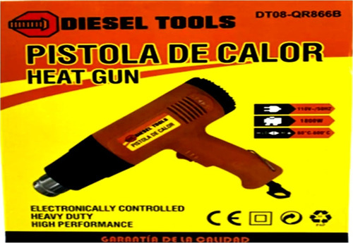 Pistola De Calor 1800 W Garantizada Rotulacion Vinyl Taller 