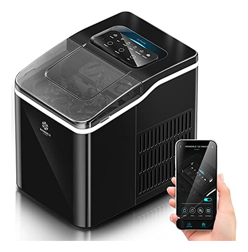 Ice Maker Machine Countertop, With App Remote Control A...