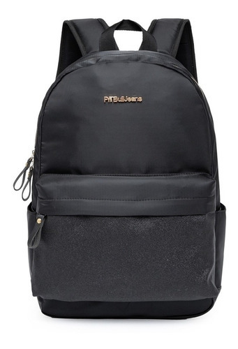 Mochila Executiva Resistente Casual Impermeável Faculdade Cor Preto