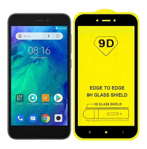 Vidrio Templado 9d Full Glue Para Xiaomi Redmi Go