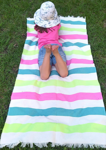 Lona Playera - Manta Picnic - Camping 180 X 75 Cm