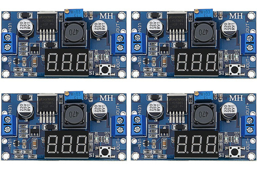 4 Piezas Ajustables Lm2596s Dc-dc Buck Convertidor Reducido 