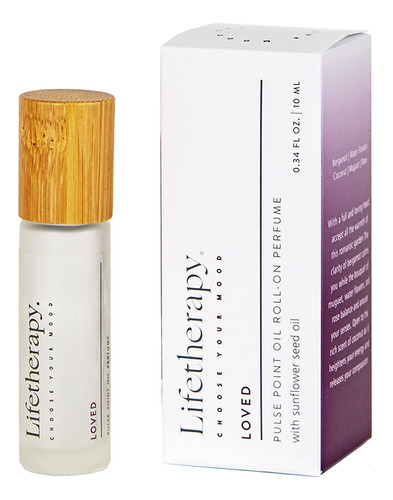 Lifetherapy Pulse Point Oil Roll-on Perfume (amado)