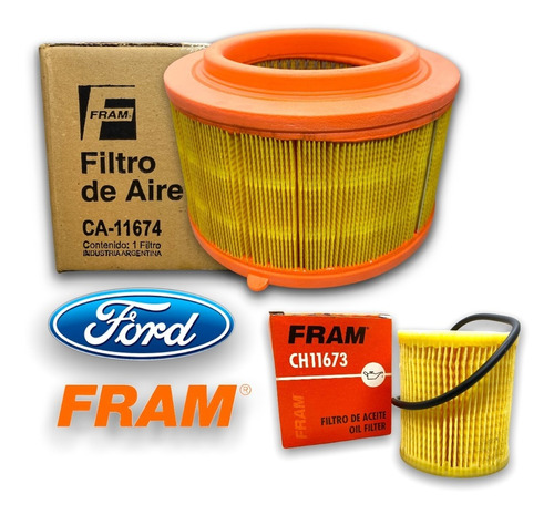 Kit Filtros De Aceite Y Aire Ford Ranger 2.2 3.2 2012 A 2022