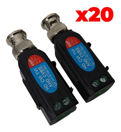 Par Transceptor Balun Camaras Cctv Video Vigilancia Hasta 4k