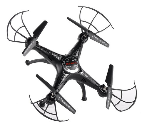 Drone Dong Hang X5sw-1 com câmera HD preta e 1 bateria