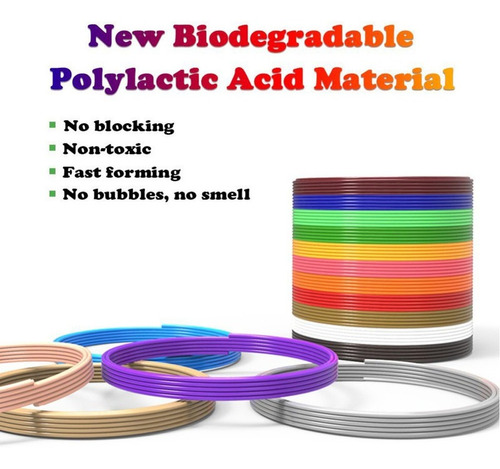 Imagen 2 de 7 de Filamento Dikale Para Impresora 3d De 36 Mts 12 Colores
