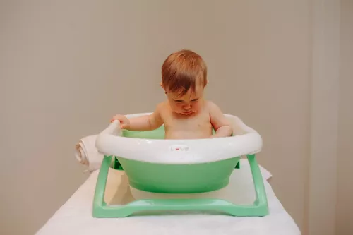 Bañadera Bañera Plegable Bebe Infanti Reclinable Y Compacta