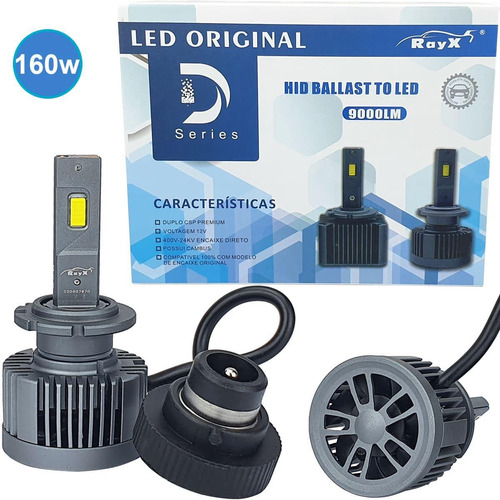 D4s D4r Led Lâmpada Faróis Led 160w 6000k Modelo Original