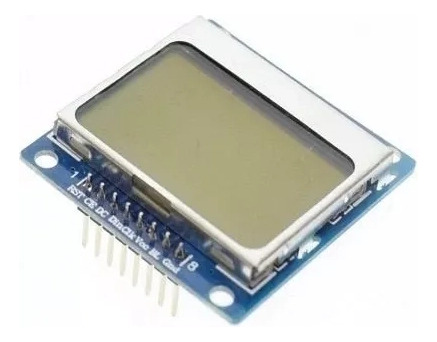 Pantalla Lcd Monocromático 84x48 Nokia 5110 Para Arduino