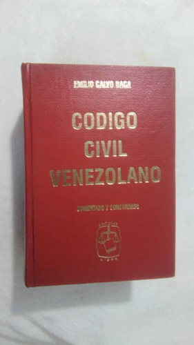 Codigo Civil Venezolano Comentado Y Concordado