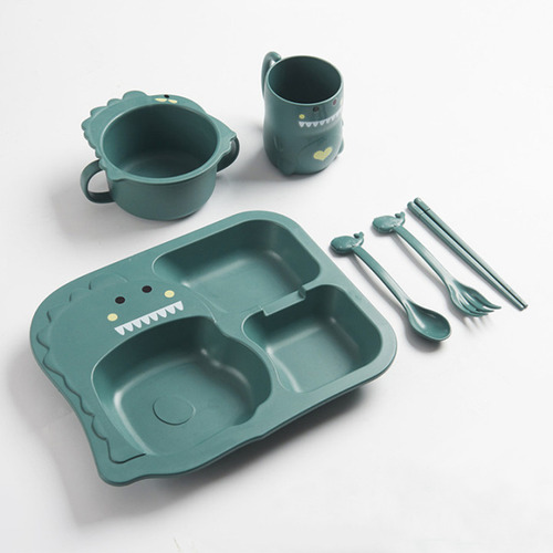 Conjunto De Pratos Divididos Para Bebês, Jantar, Desenho Ani