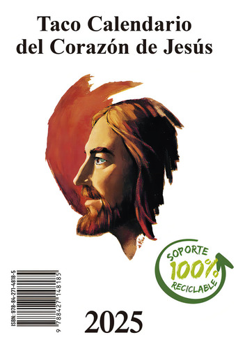 Taco 2025 Sagrado Corazon Jesus Pared, De Aa.vv. Editorial Ediciones Mensajero En Español, 2024