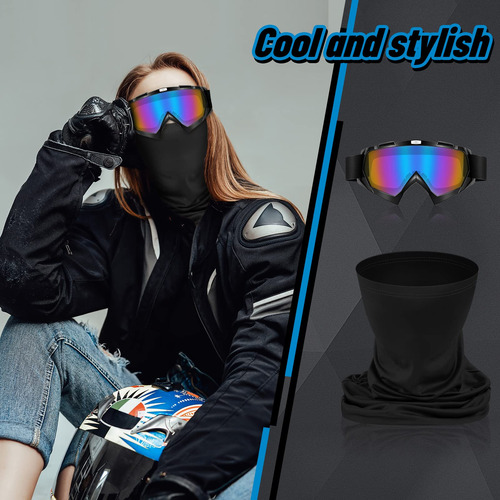 Gafas De Motocross Tallew 4 Con Máscaras Para Cuello Y Rostr Color Del Armazón Color De La Lente Talle