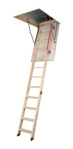 Escada Para Sótão Importada Madeira 2,8 M Vão 60x120cm