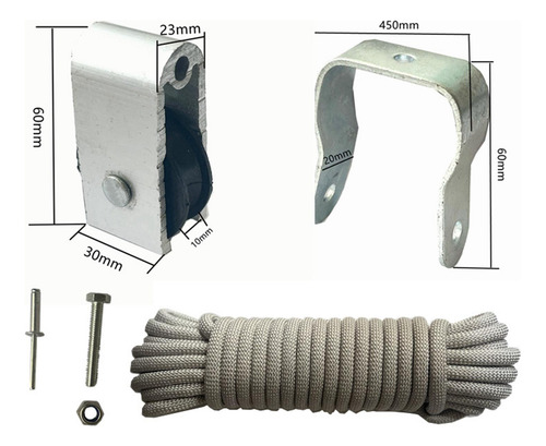 De Polea De Cuerda De Escalera De Extensión, Accesorio De