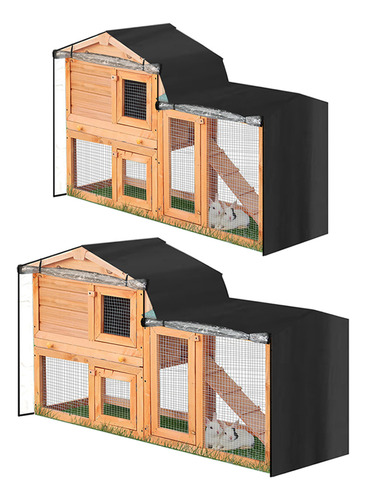(b) Fundas Para Conejeras De Conejo Con Forma De Caja Para P