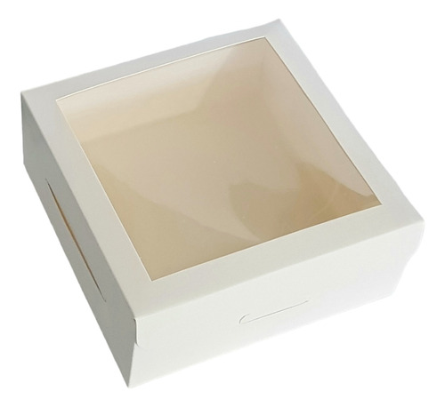 Caja Multiuso Blanca-x 30 C/visor-golosinas-masas (12x12x5)