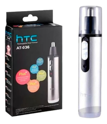 Afeitadora 2 En 1 Htc At-036: Barba Y Vello Nasal